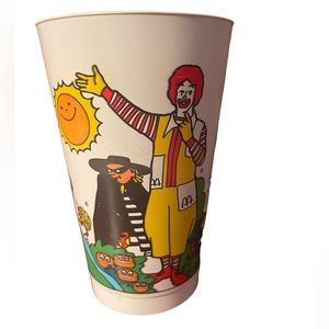 Vintage 1984 McDonald’s 14oz Plastic Cup